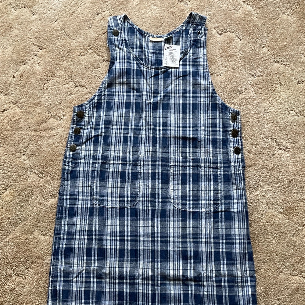 Hunters Run Cute Plaid Jumper Dress